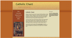 Desktop Screenshot of catholicchant.com
